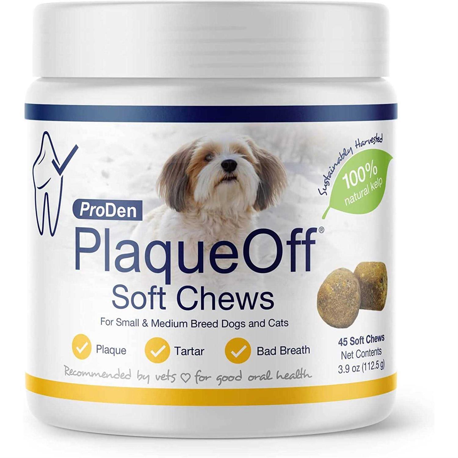ProDen PlaqueOff Soft Chews Small & Medium Breed - Healthber