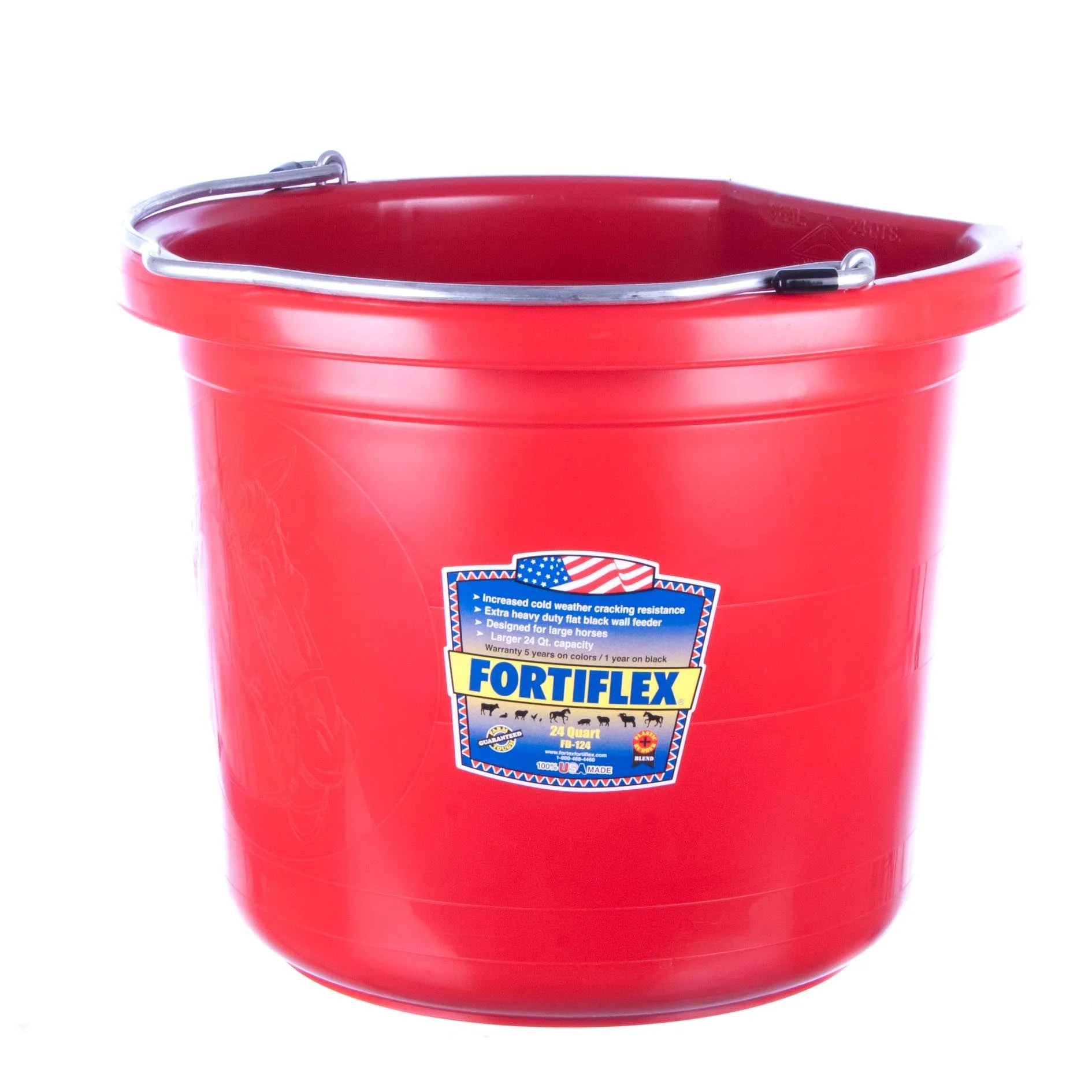 Fortiflex Flatback Bucket 24 qt (6 gallon) - Healthber
