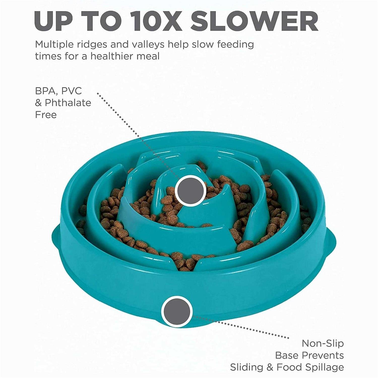 Outward Hound Fun Feeder Slow Dog Bowl - Healthber