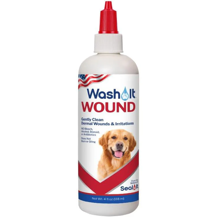 Wash It Wound Wash for Pets, 4 oz - Healthber
