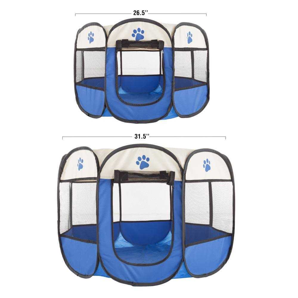 Pet Adobe Portable Pop-Up Pet Playpen - Healthber