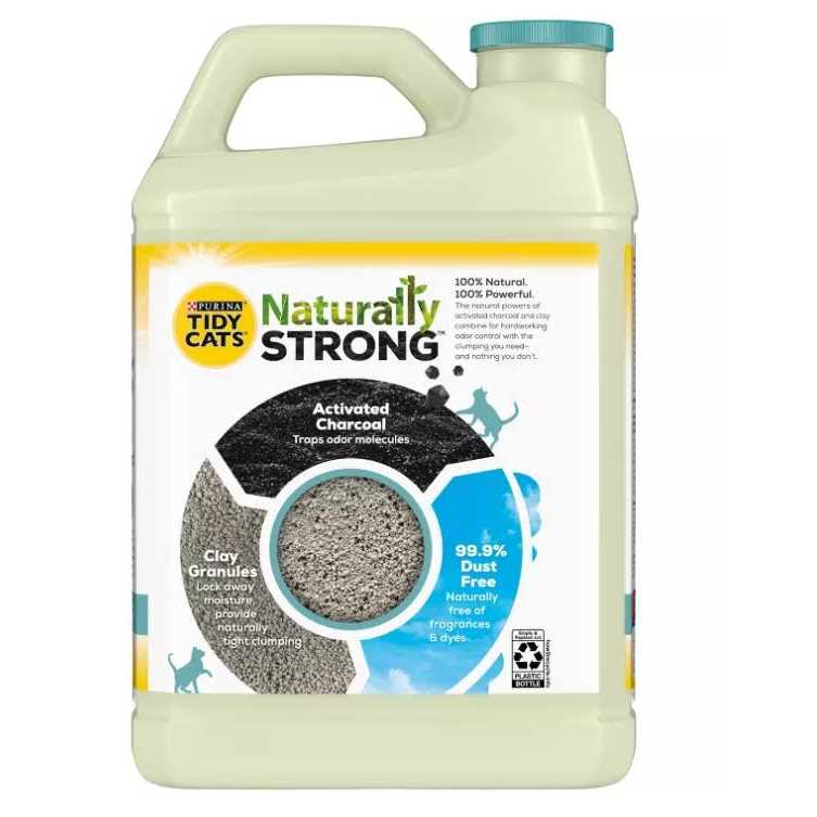 Purina Tidy Cats Naturally Strong Clumping Cat Litter - Healthber