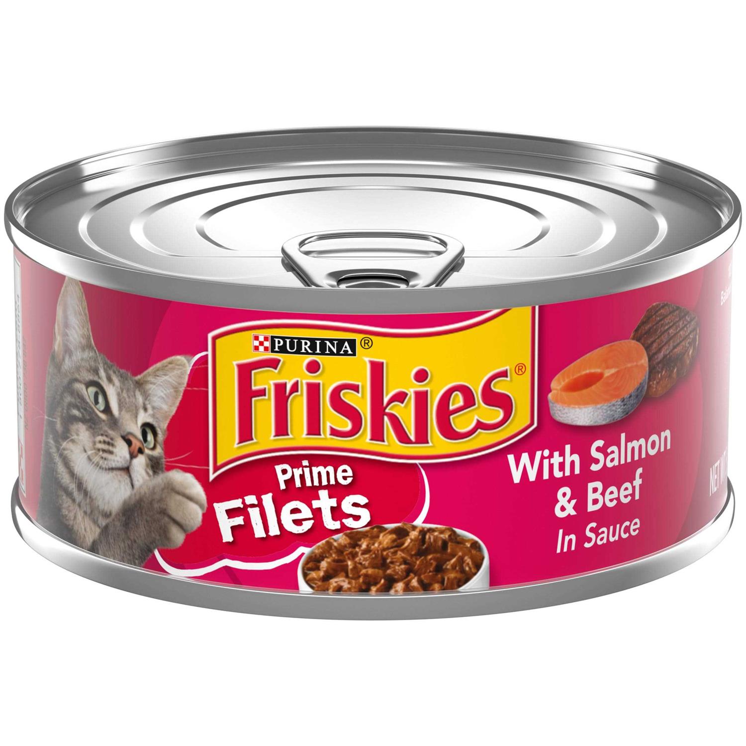 Purina Friskies Prime Filets Beef Wet Cat Food - Healthber