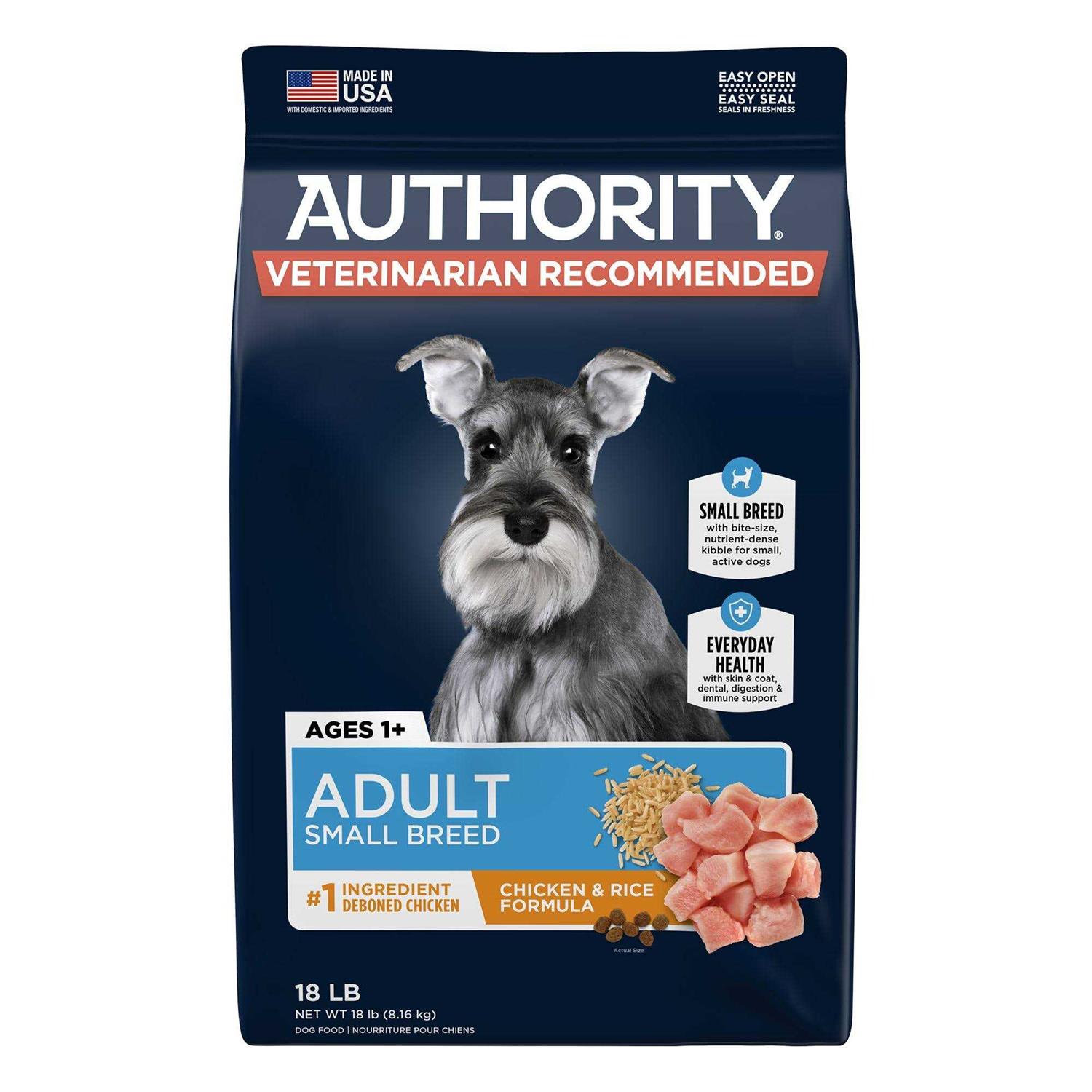 Authority Everyday Health Small Breed Adult Dry Dog Food - Healthber