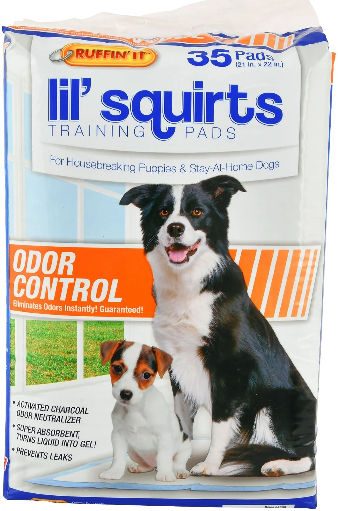 Lil' Squirts Training Pads with Activated Charcoal, 35 ct - Healthber