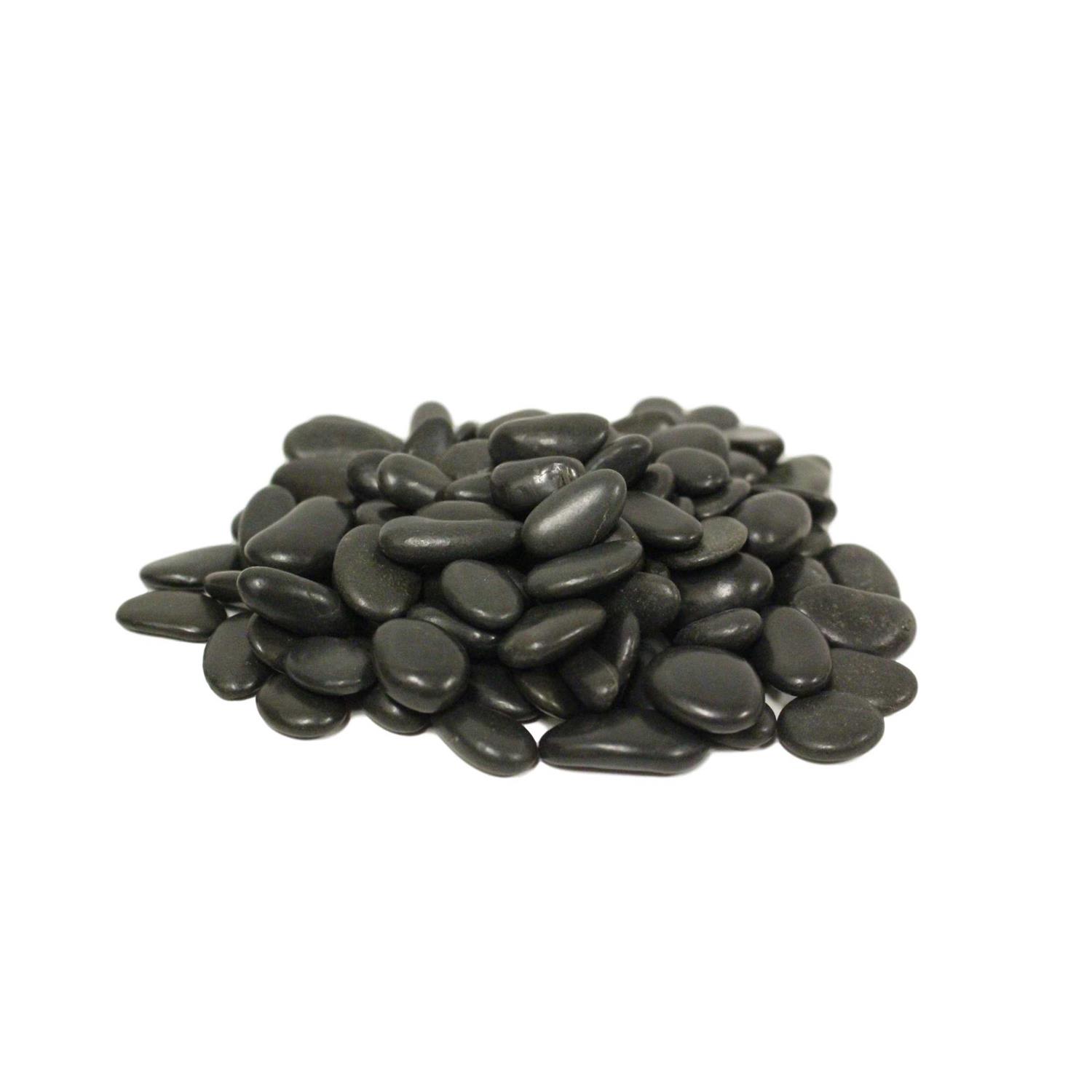 Exotic Pebbles Polished Black Gravel - Healthber