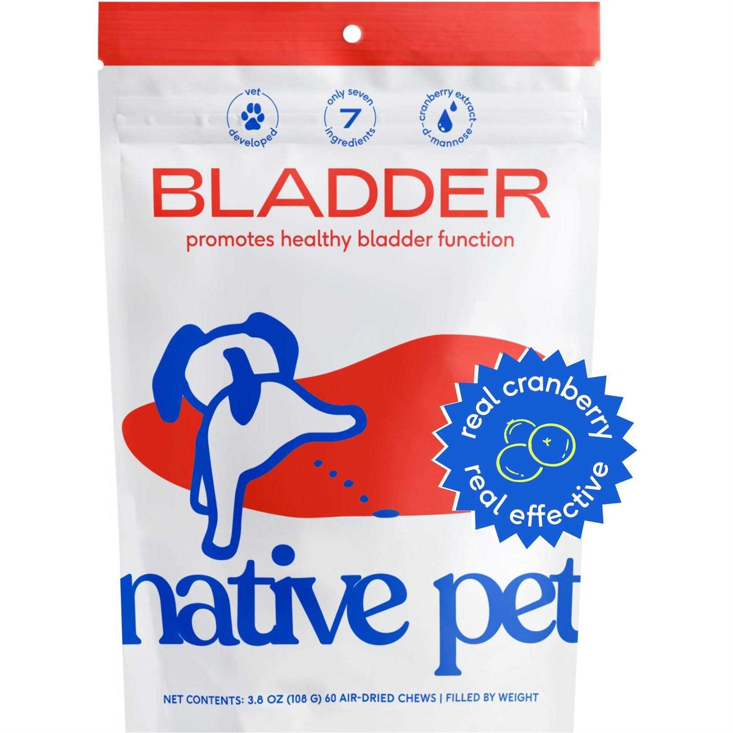 Native Pet Air Dried Dog Chews Bladder - Healthber