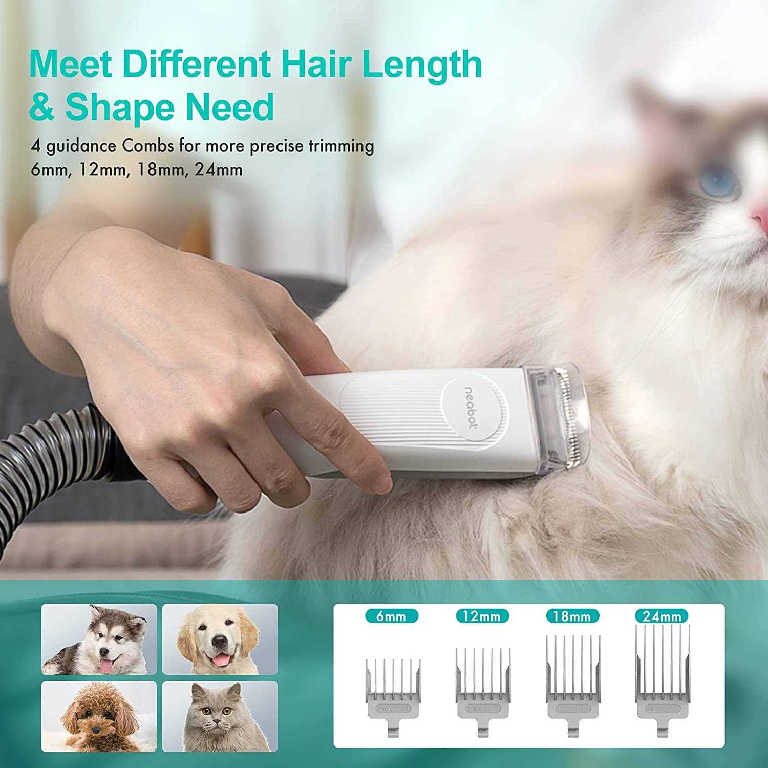 Neabot P1 Pro Pet Grooming Kit & Vacuum - Healthber