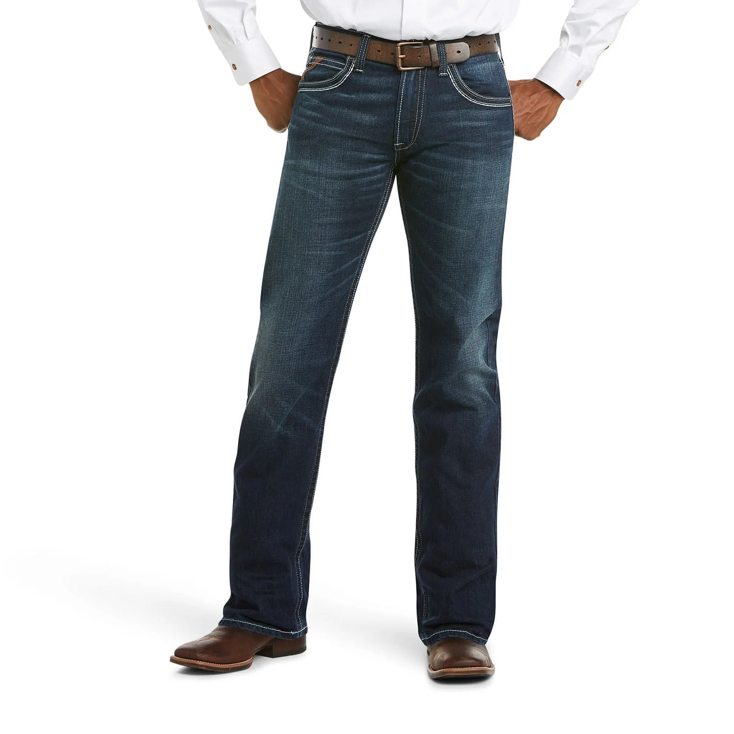 Ariat Men's M5 Slim Stretch Coltrane Stackable Straight Leg Jean - Healthber