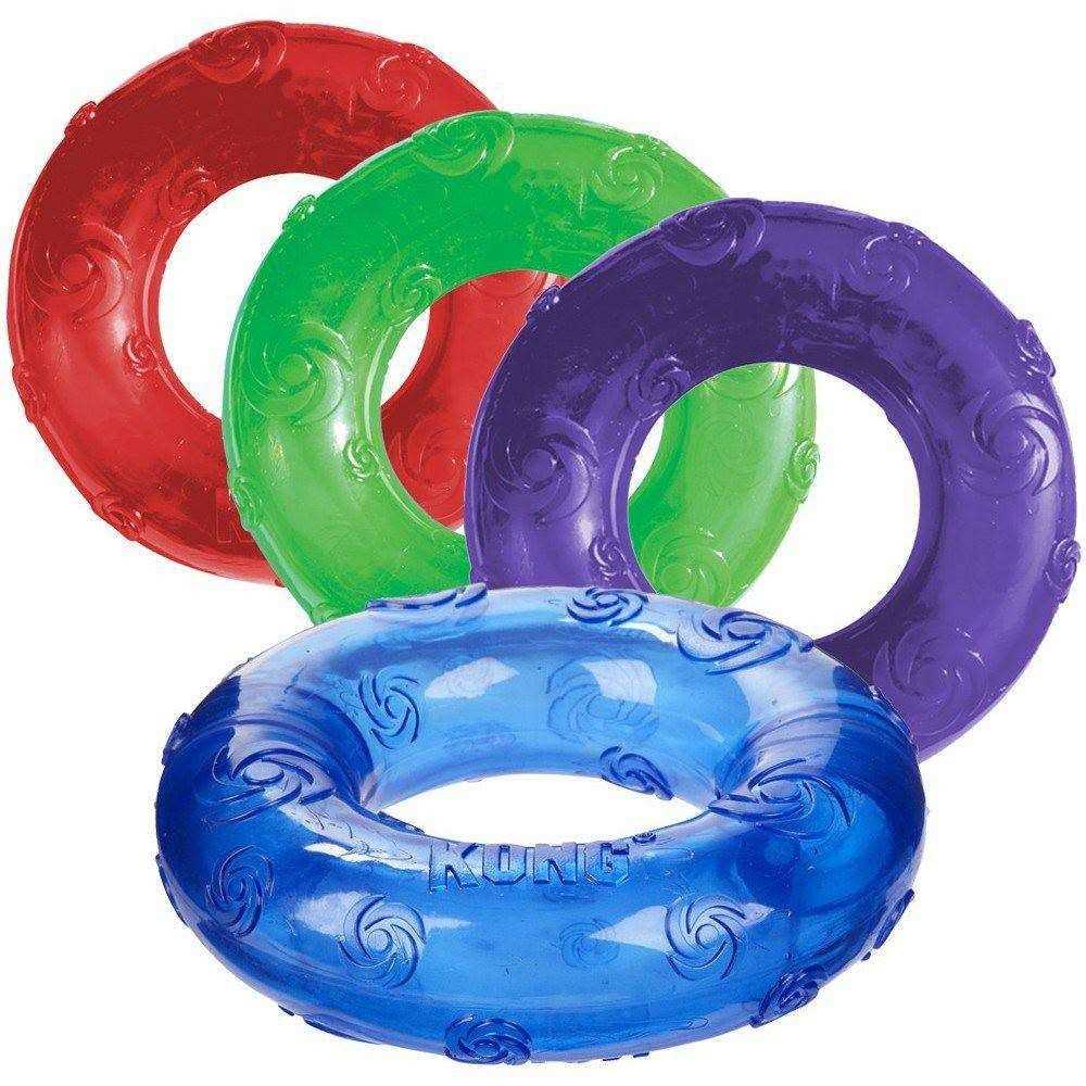 KONG Squeezz Ring Dog Toy - Healthber