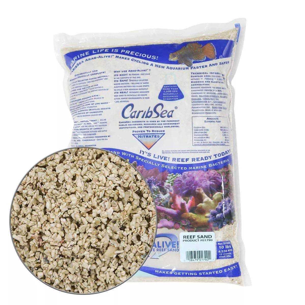 CaribSea Arag-Alive Special Grade Reef Sand - Healthber