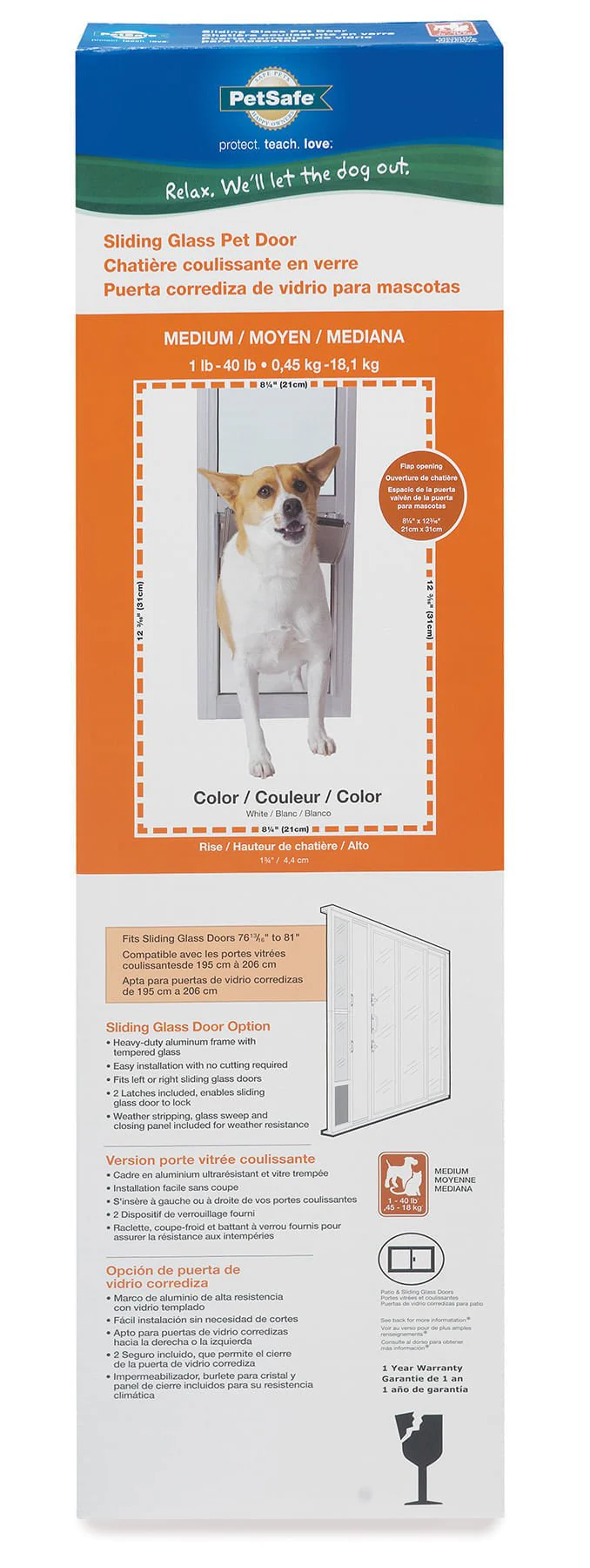 PetSafe Sliding Glass Pet Door - Healthber