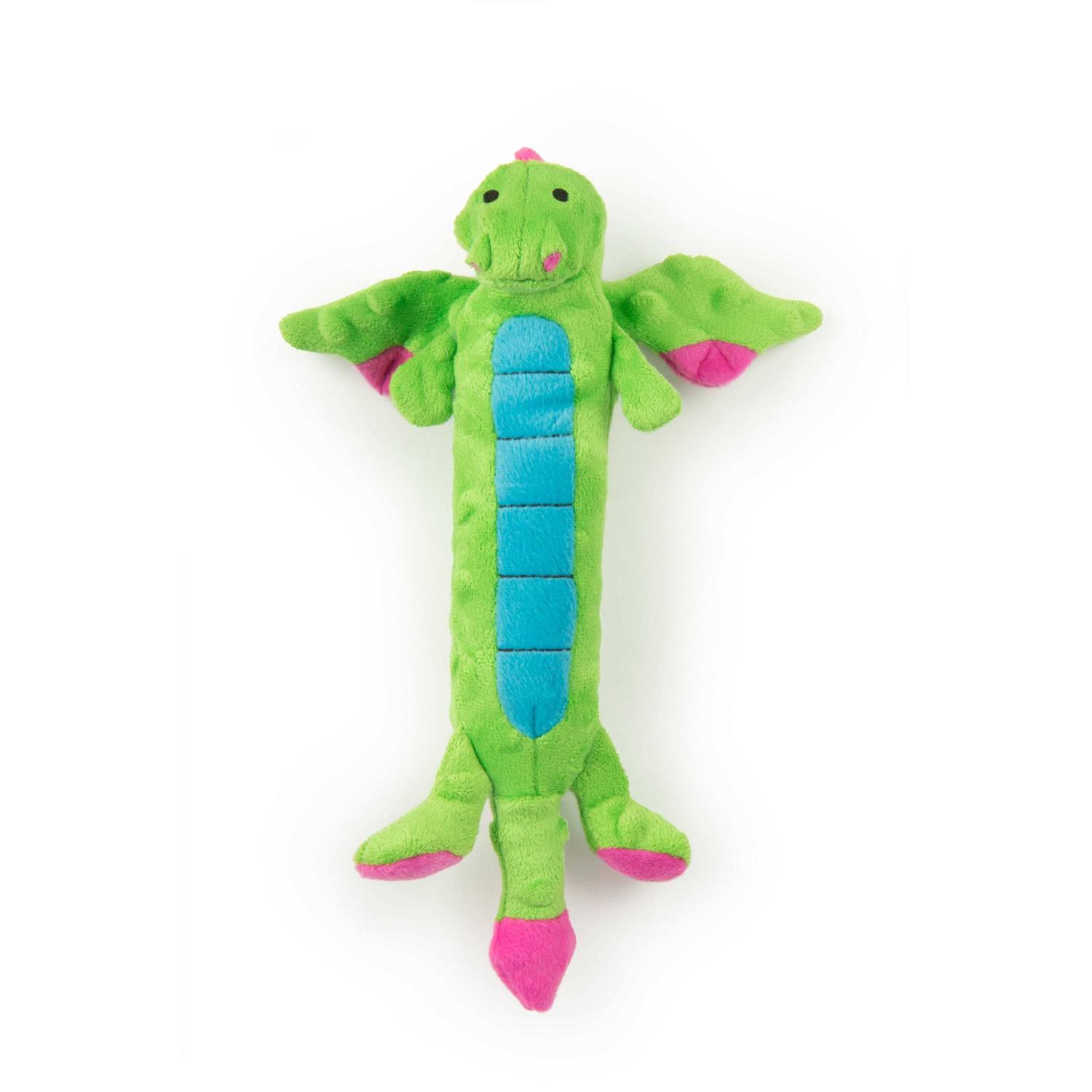 goDog Dragons Skinny Chew Guard Dog Toy - Healthber