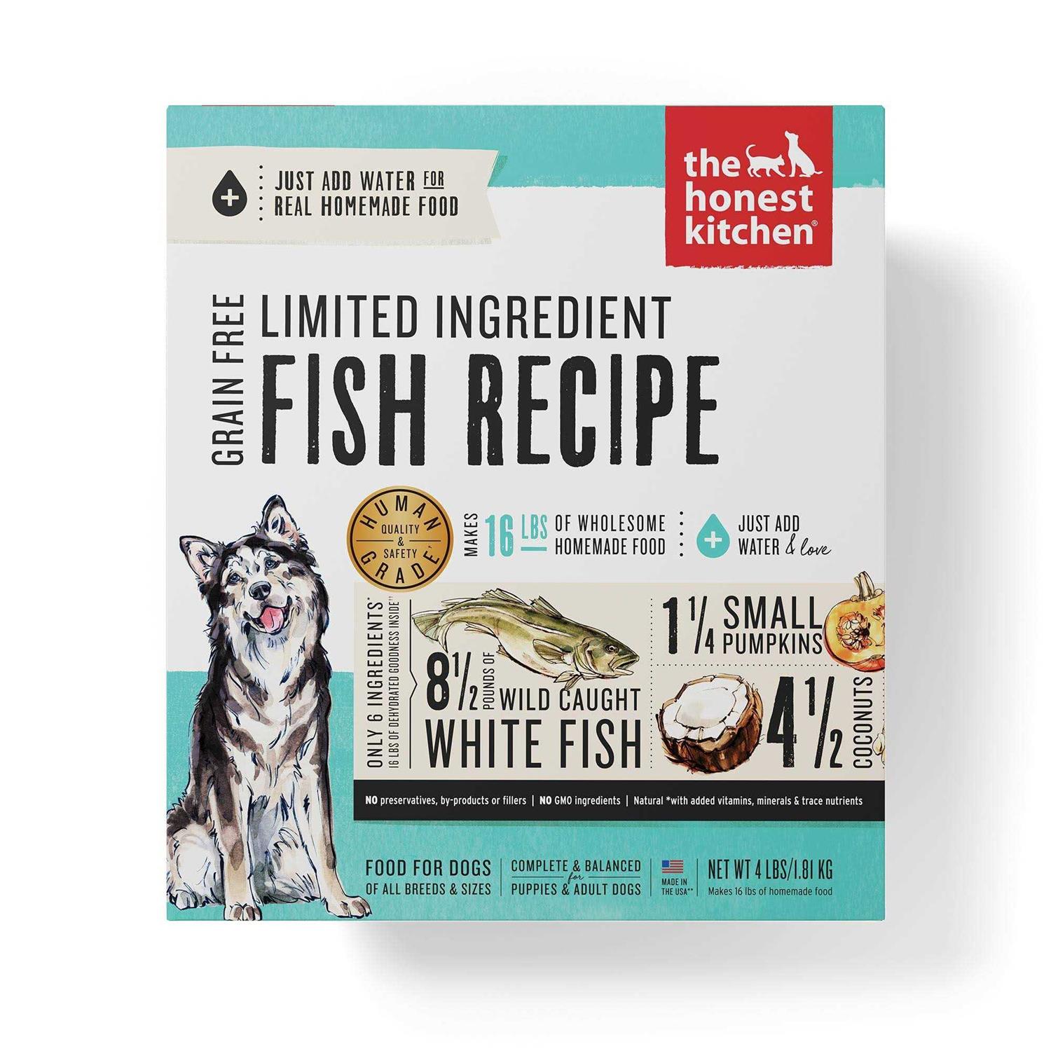 The Honest Kitchen Dehydrated Limited Ingredient Fish Dog Food - Healthber
