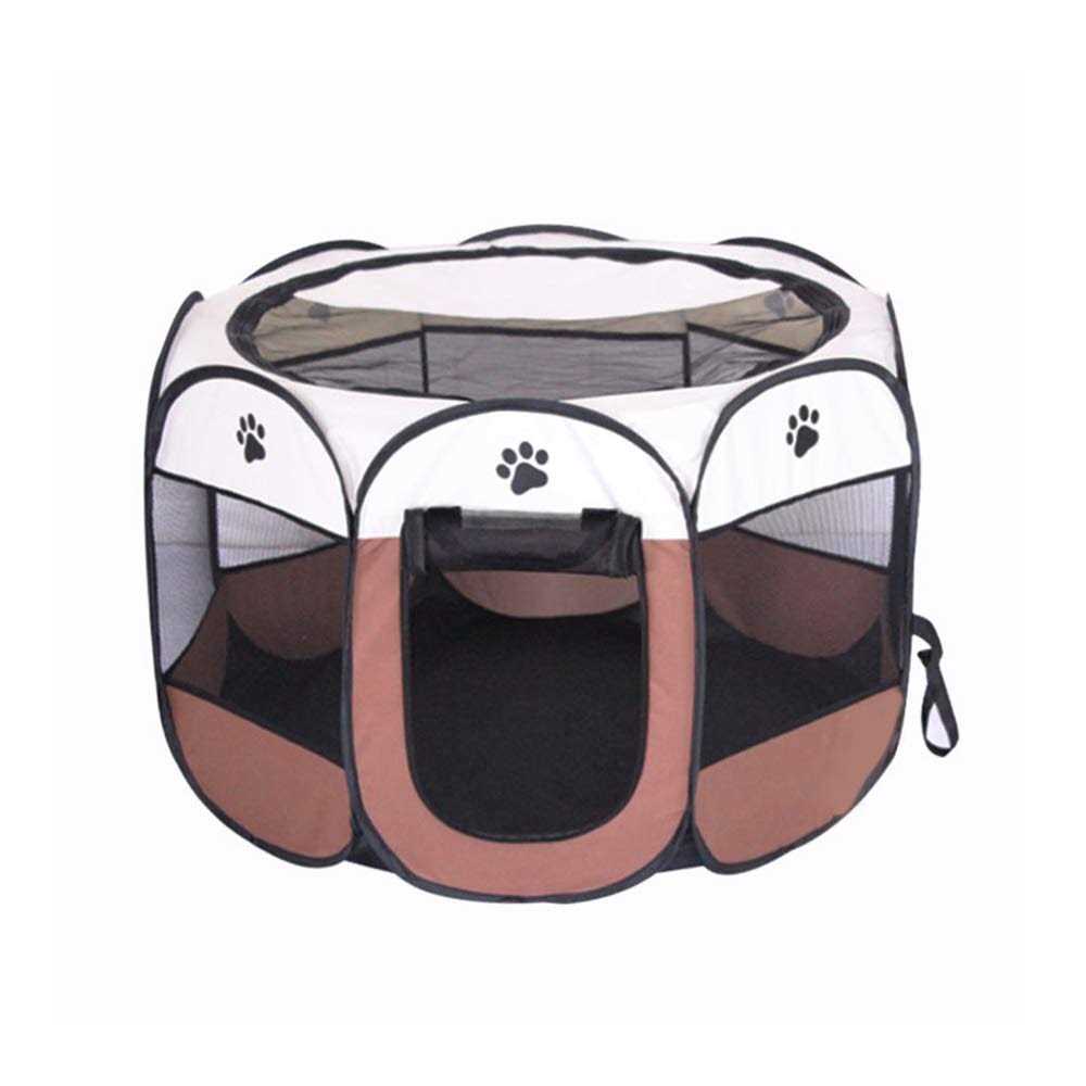 BODISEINT Portable Pet Playpen Dog Playpen Foldable Pet Exercise Pen Tents Dog Kennel House Playground for Puppy Dog Yorkie Cat Bunny Indoor - Healthber