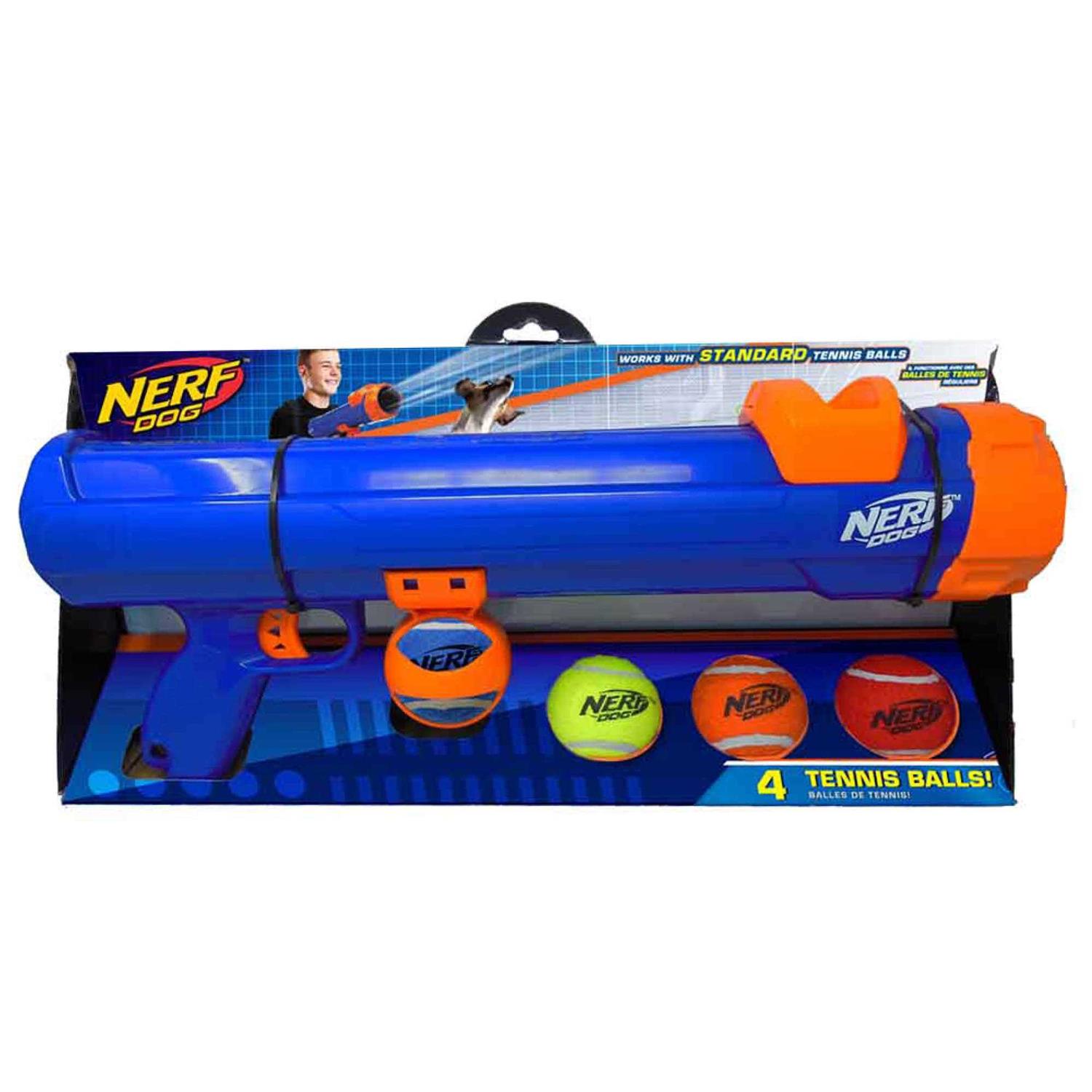 Nerf Dog Tennis Ball Blaster Dog Toy - Healthber