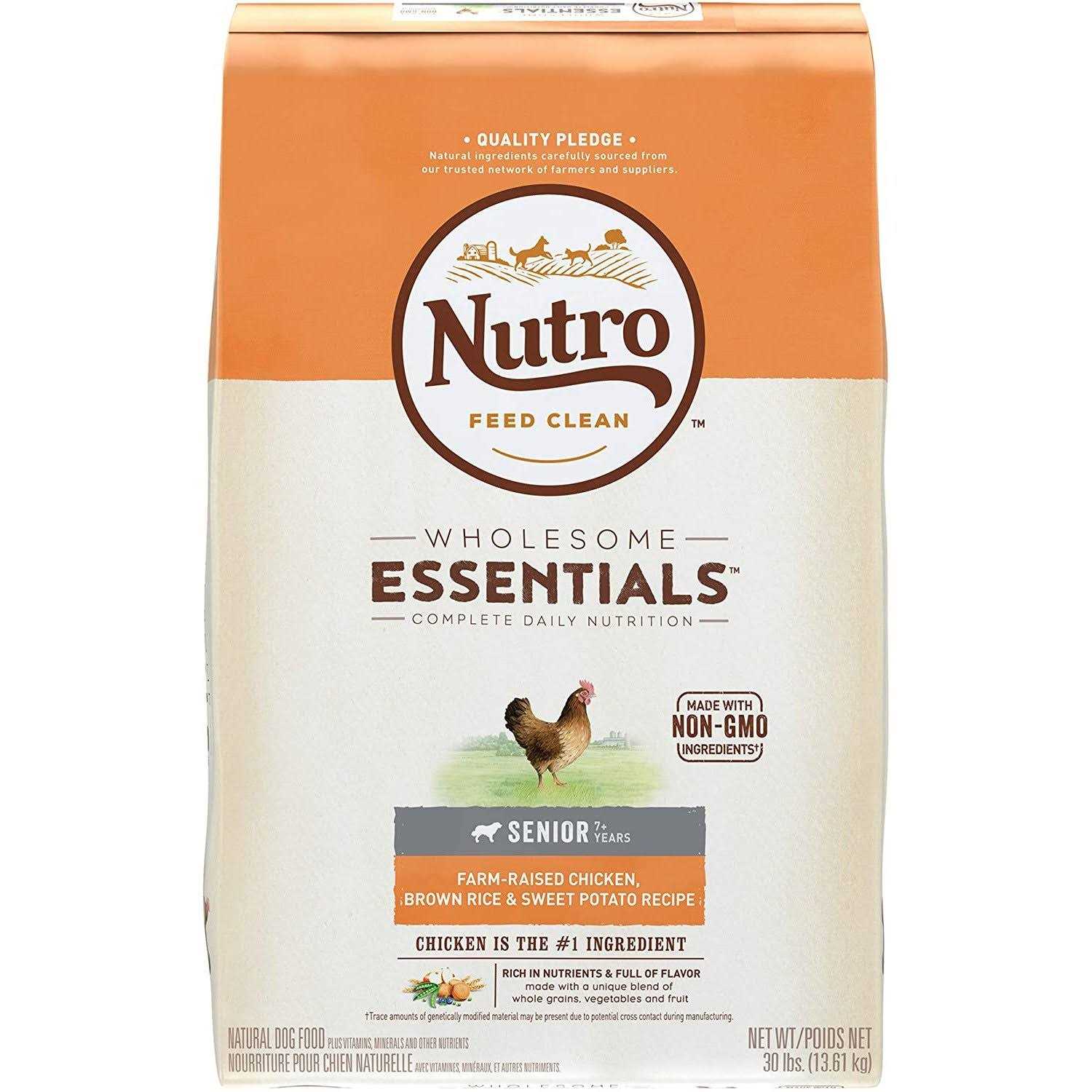 Nutro Natural Choice Chicken & Brown Rice Senior Dry Dog Food - Healthber