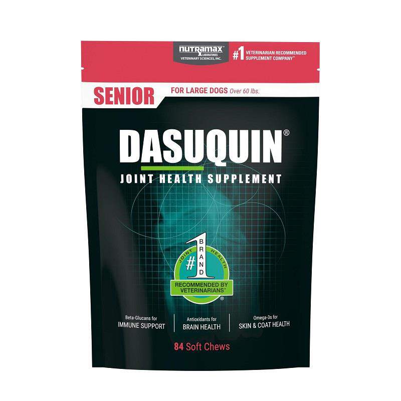 Nutramax Dasuquin Senior Joint Health Supplement for Dogs, 84 Soft Chews - Healthber