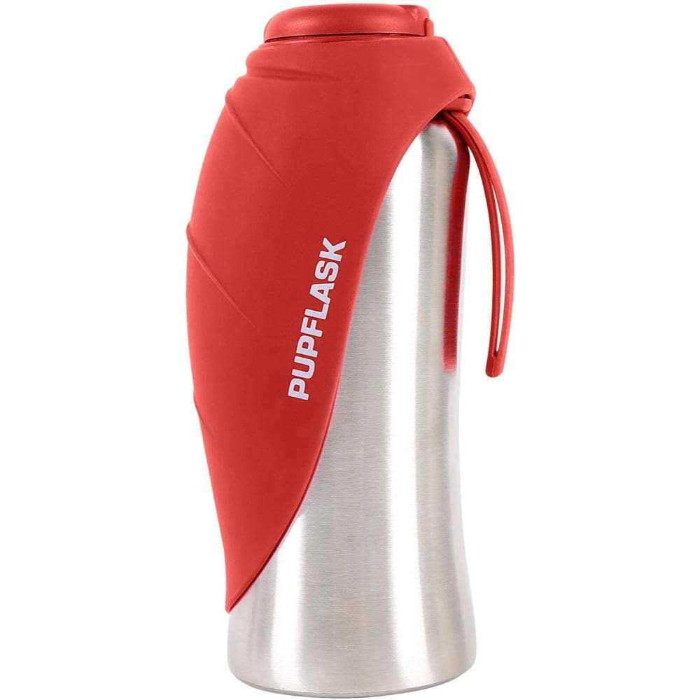 Tuff Pupper PupFlask Large Dog Water Bottle 27 or 40 OZ Stainless Steel - Healthber