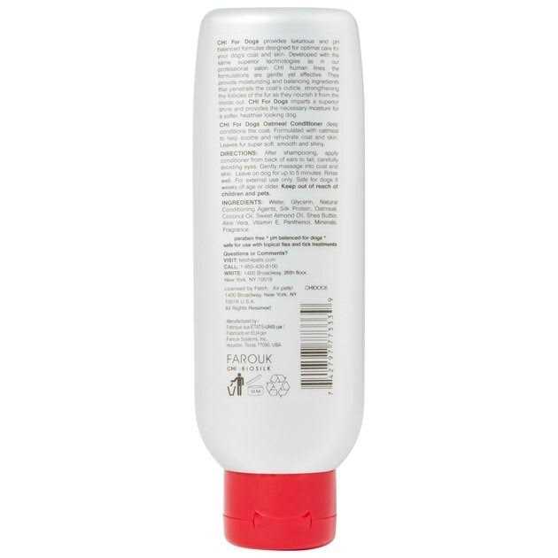CHI for Dogs Oatmeal Conditioner for Dogs 6 oz Best Oatmeal Dog Conditioner for Dogs with Dry Skin Sulfate & Paraben Free - Healthber