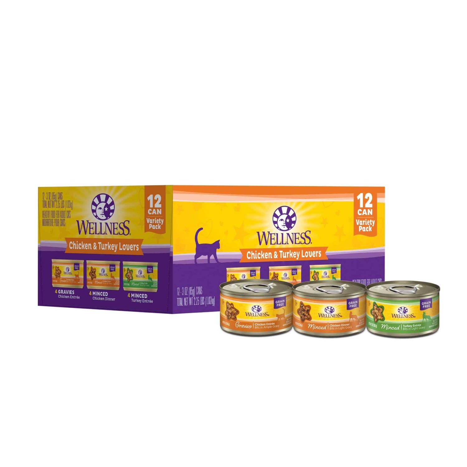 Wellness Chicken & Turkey Lovers Variety Pack - Healthber