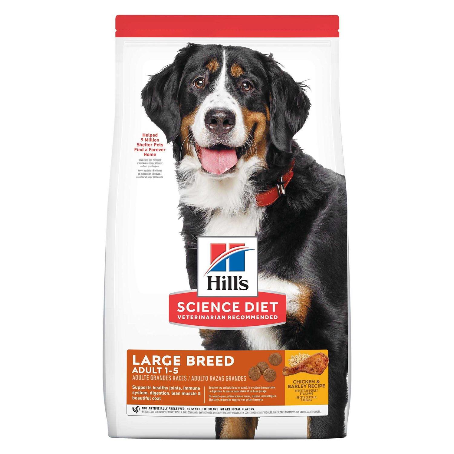Hill’s Science Diet Adult Chicken & Barley Recipe Large Breed Dry Dog Food - Healthber