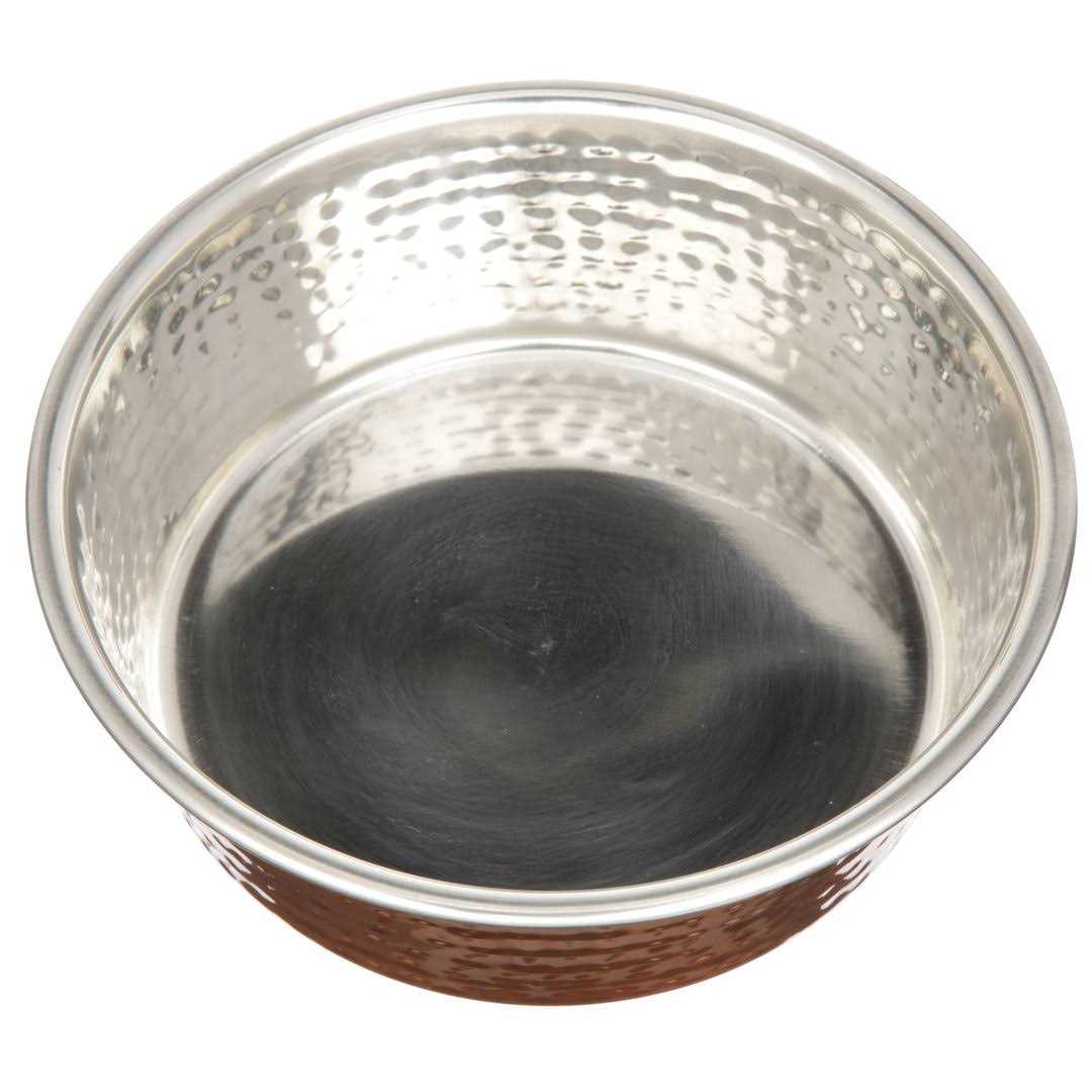 Neater Pet Brands Hammered Decorative Designer Bowls - Healthber