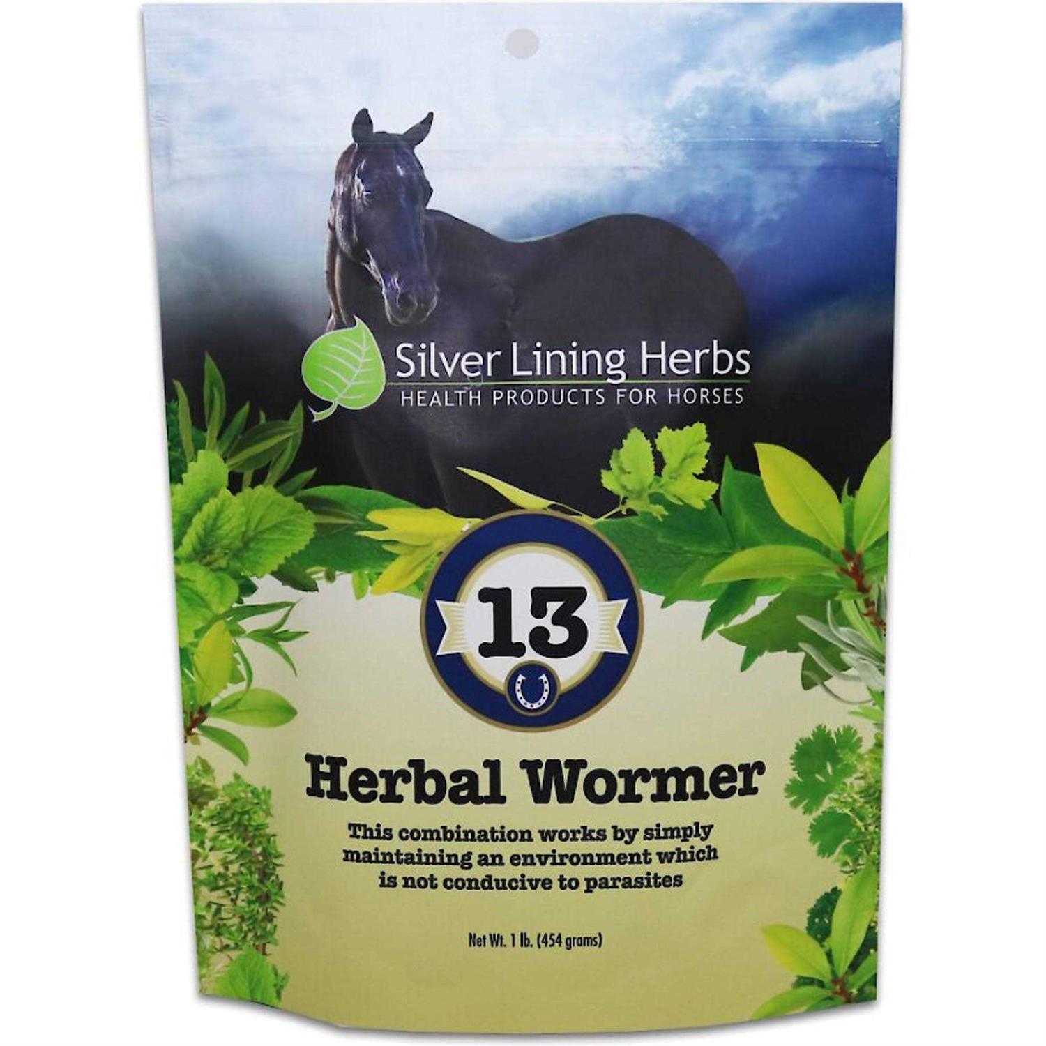 Silver Lining Herbs Herbal Wormer for Horses - Healthber