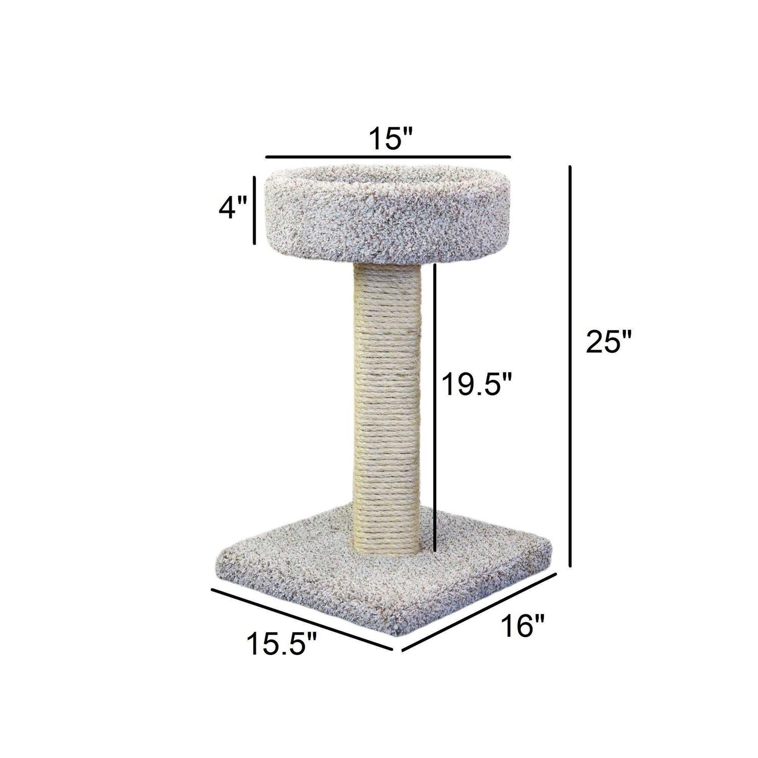 New Cat Condos Cat Scratching Post with Sleeping Perch - Healthber