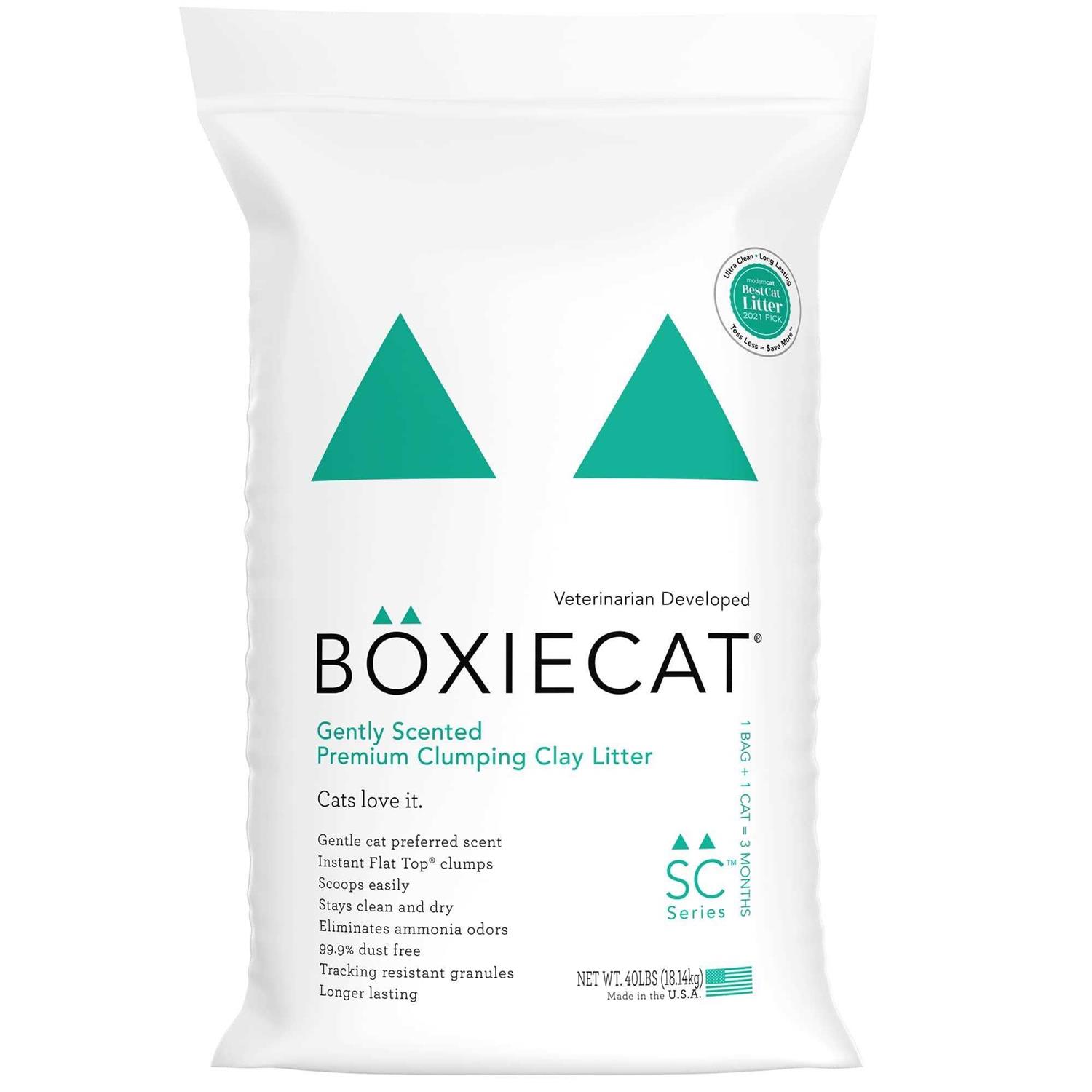 Boxiecat Cat Litter Premium Clumping Clay - Healthber