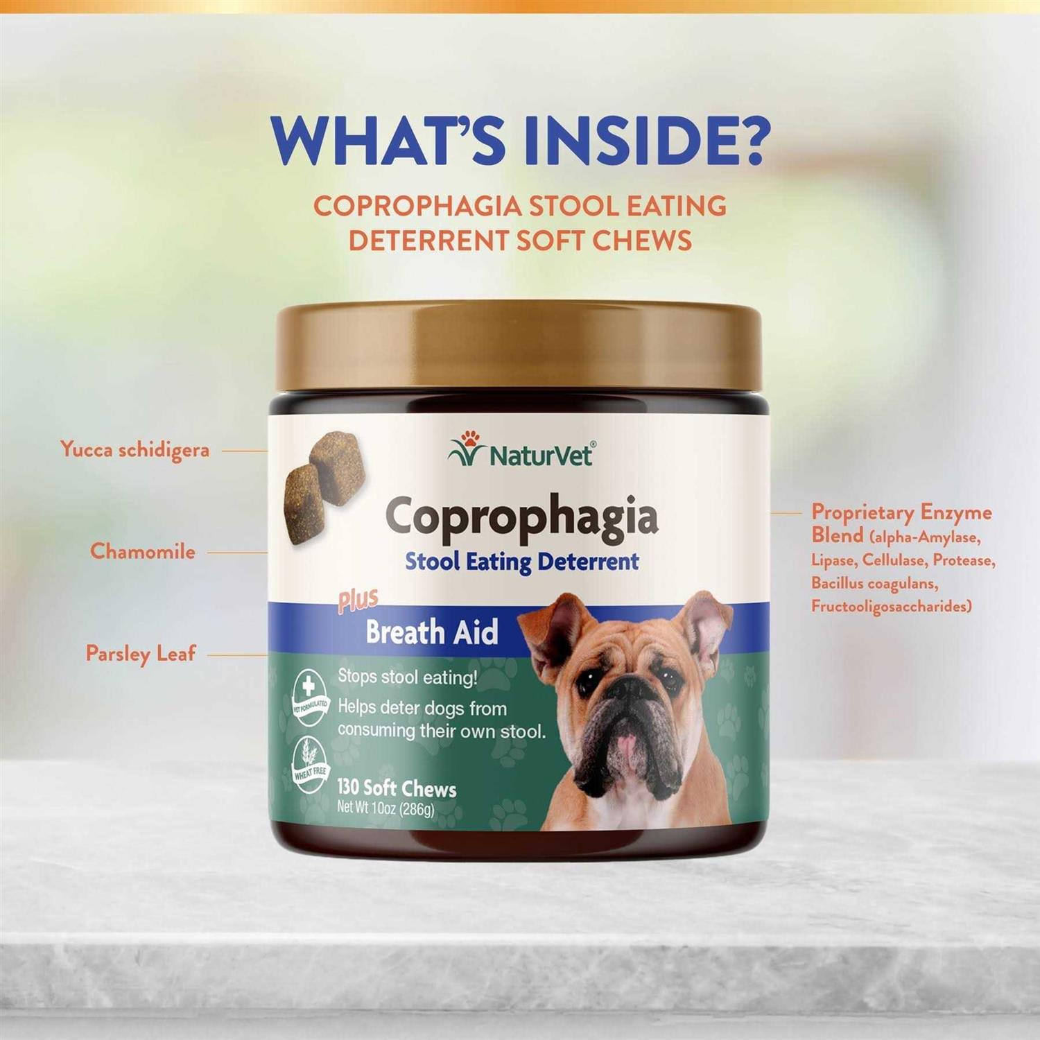 NaturVet Coprophagia Stool Eating Deterrent Plus Breath Aid - Healthber