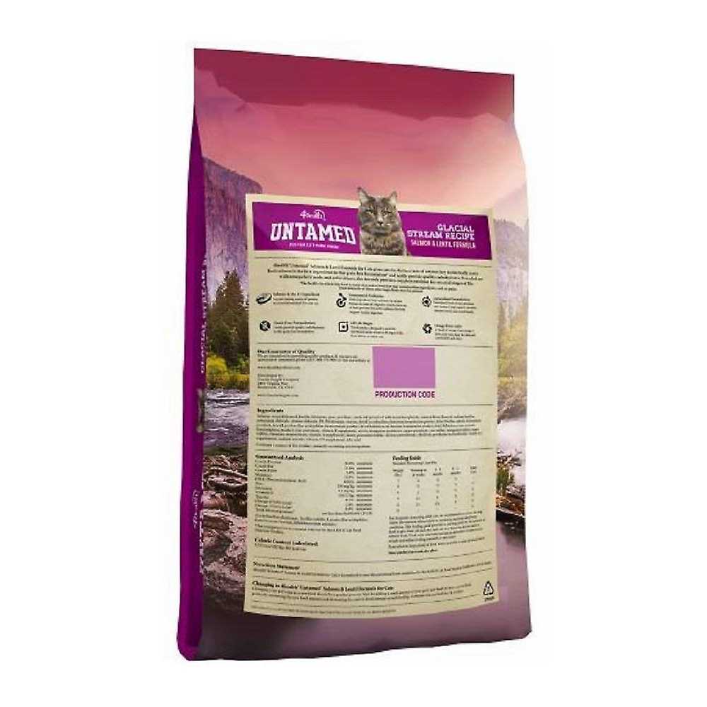 4health Untamed Glacial Stream All Life Stages Grain-Free Salmon and Lentils Formula Dry Cat Food - Healthber