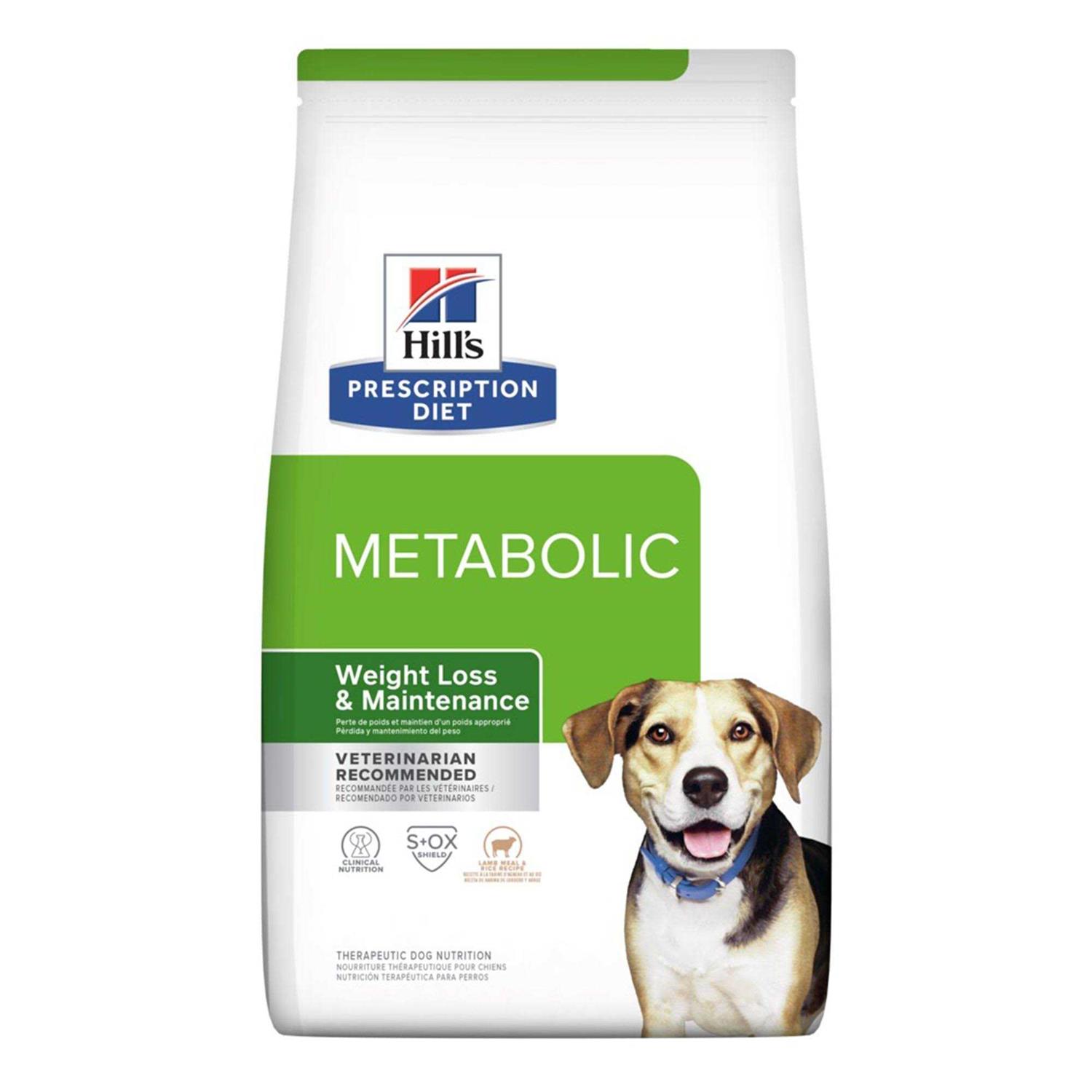 Hill’s Prescription Diet Metabolic Weight Management Lamb Meal & Rice Formula Dry Dog Food - Healthber