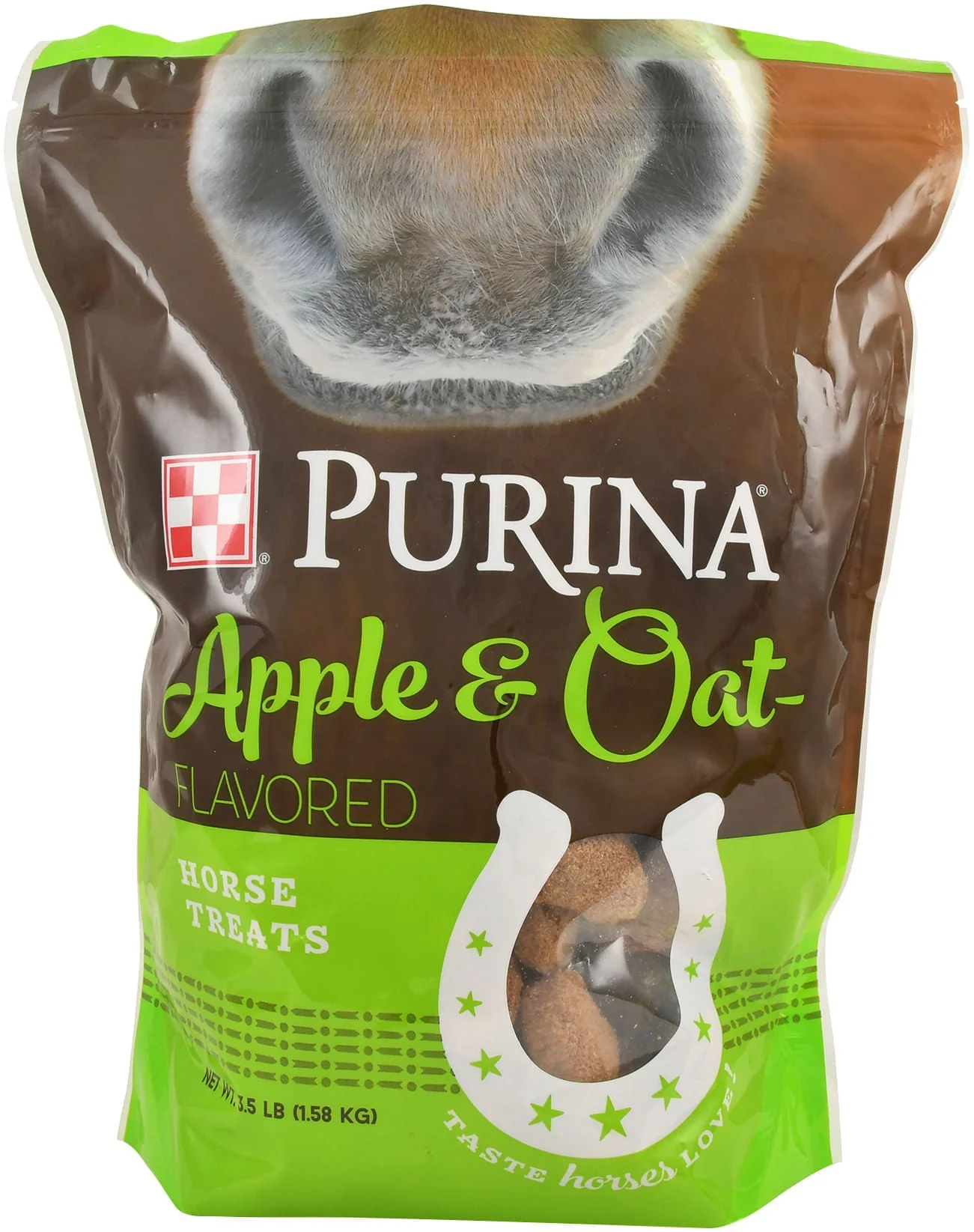 Purina Apple & Oats Horse Treats, 3.5 lb - Healthber