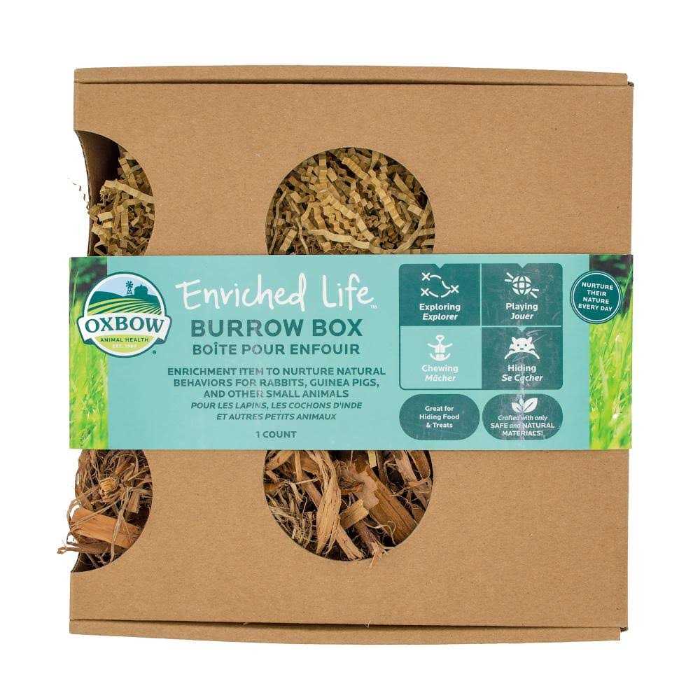 Oxbow Enriched Life Burrow Box Small Animal Toy - Healthber