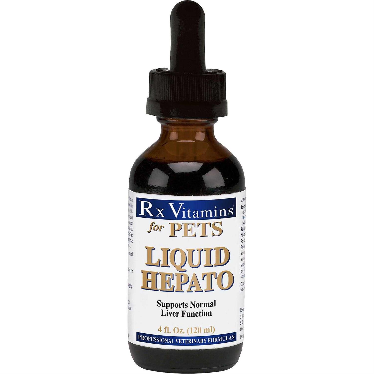 Rx Vitamins Liquid Hepato for Pets Chicken - Healthber