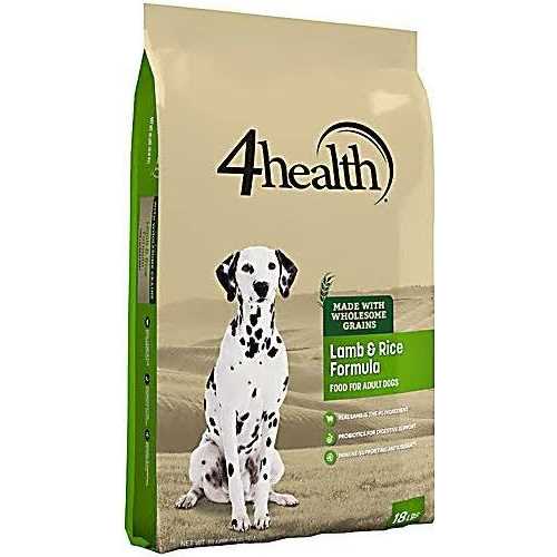4health Wholesome Grains Adult Lamb and Rice Formula Dry Dog Food - Healthber