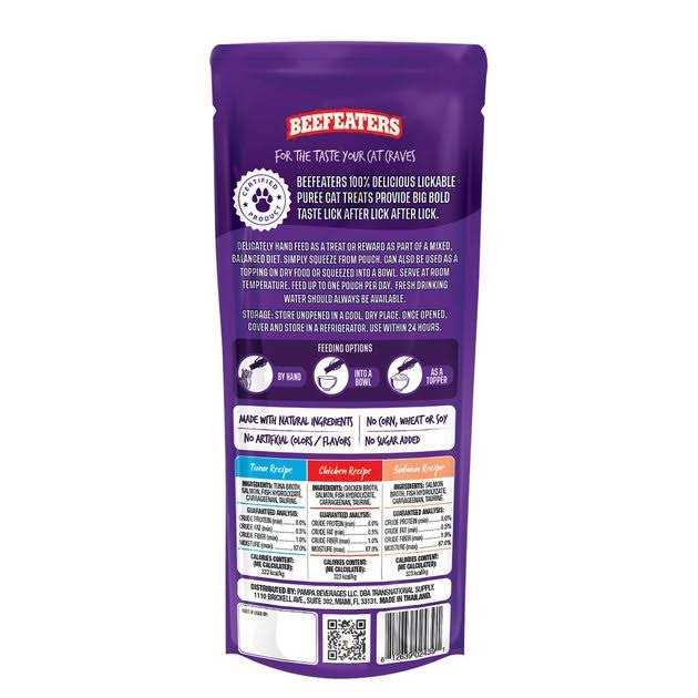 Beefeaters Lickables Puree Cat Treats - Healthber