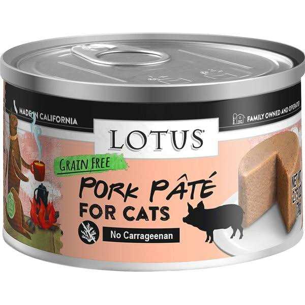Lotus Grain Free Rabbit Pate Canned Cat Food - Healthber