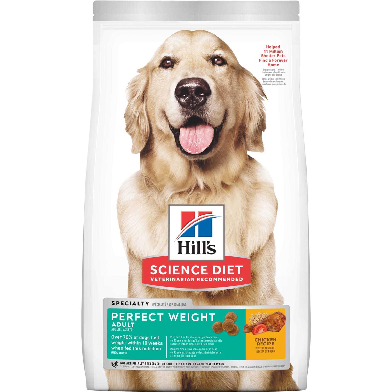 Hill’s Science Diet Adult Perfect Weight Chicken Dog Food - Healthber