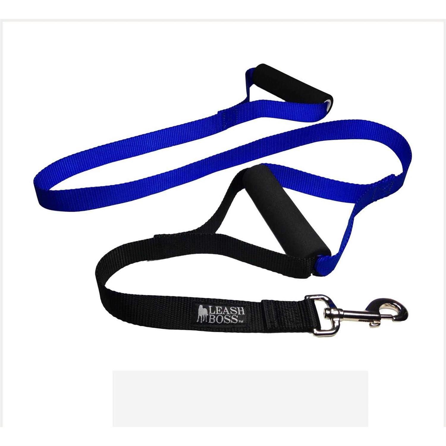 Leashboss Heavy Duty Dog Leash for Large Dogs Double Handle Training Lead for Walking Dogs - Healthber