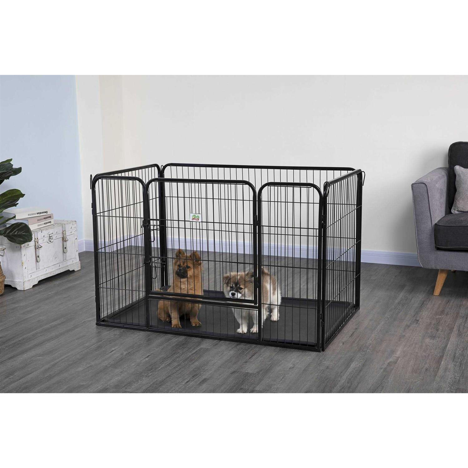 Go Pet Club 50 in. Heavy Duty Play Pen Crate - Healthber