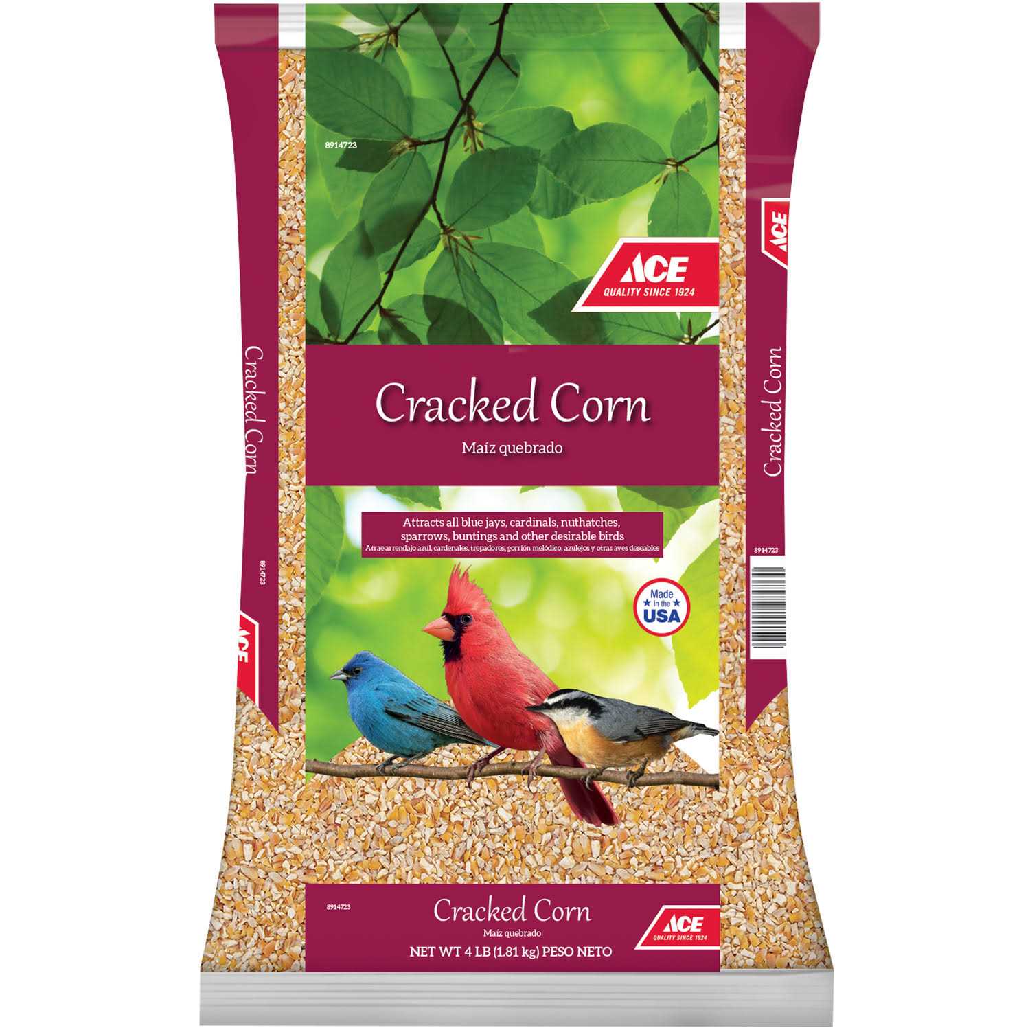 Ace Songbird Corn Cracked Corn - Healthber