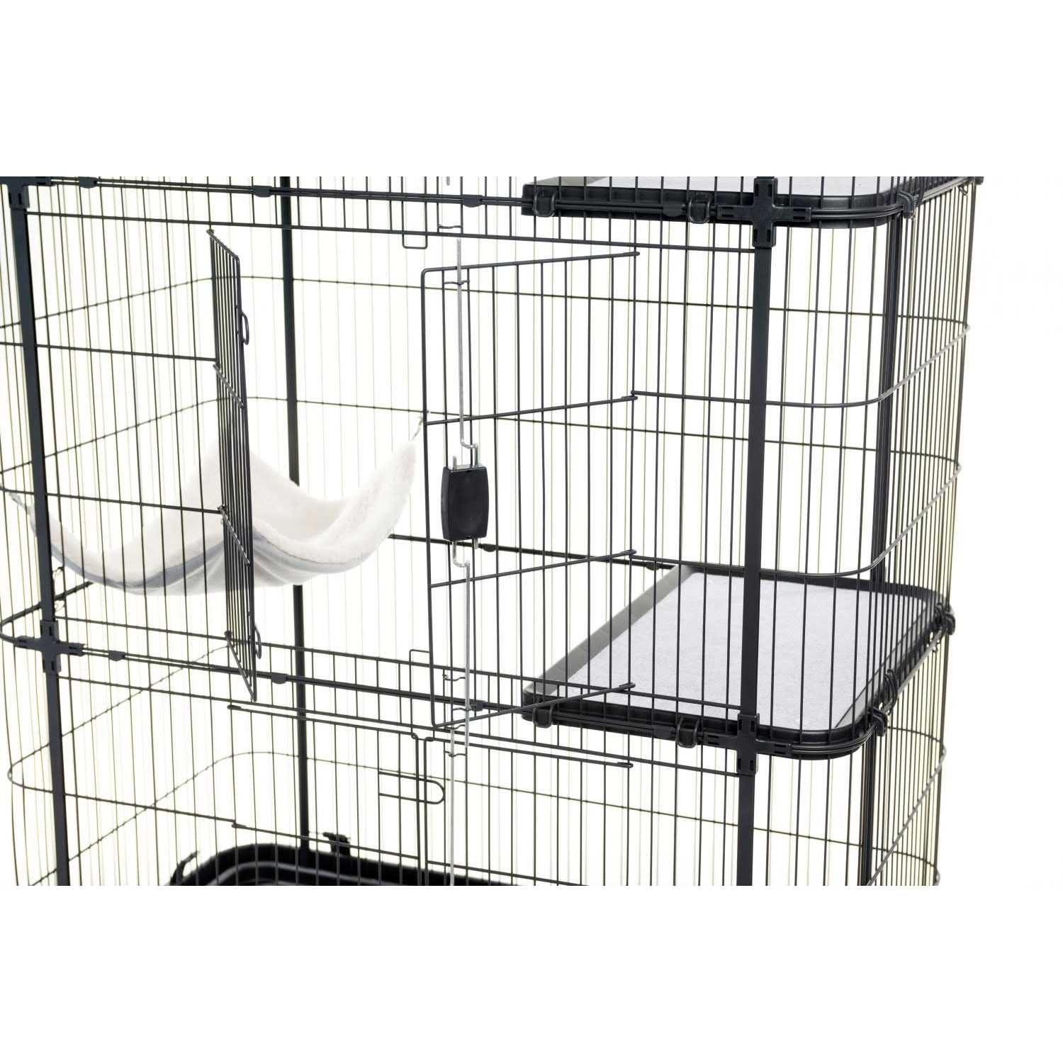 Prevue Pet Products Premium Cat Home with 4 Levels - Healthber