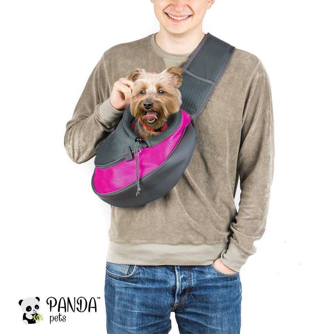 Cuddlissimo! Pet Sling Carrier Small Dog Puppy Cat Carrying Bag Purse Pouch - Healthber