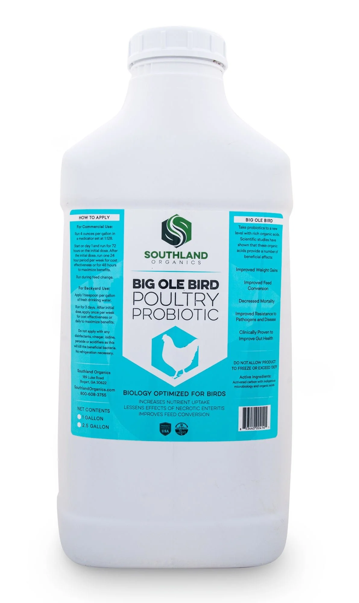 B.O.B. (Big Ole Bird), 2.5 gal - Healthber