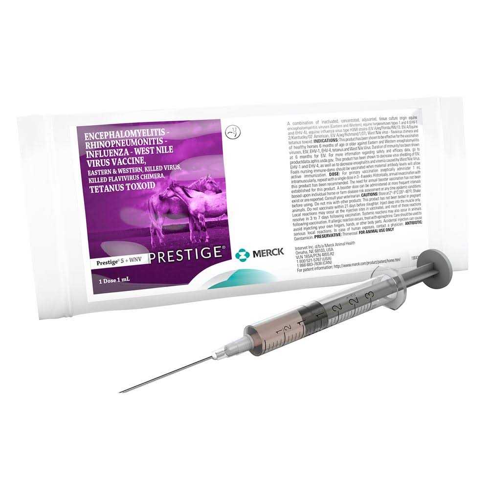 Merck Prestige 5 + WNV Vaccine - Healthber