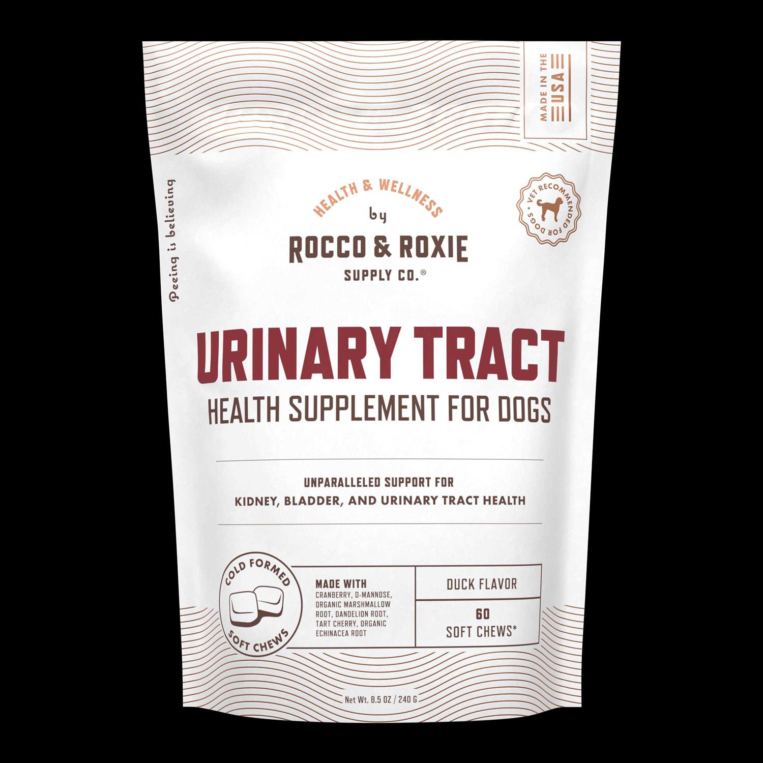 Rocco & Roxie Urinary Tract Health Supplement Soft Chews for Dogs - Healthber