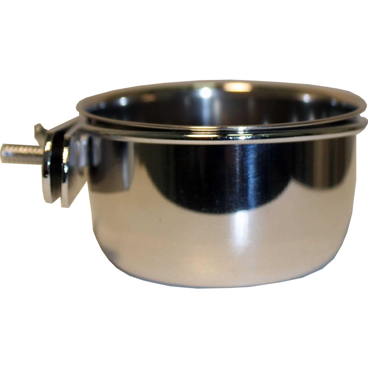 A&E Cage 5oz Stainless Steel Coop Cup with Bolt Hanger - Healthber