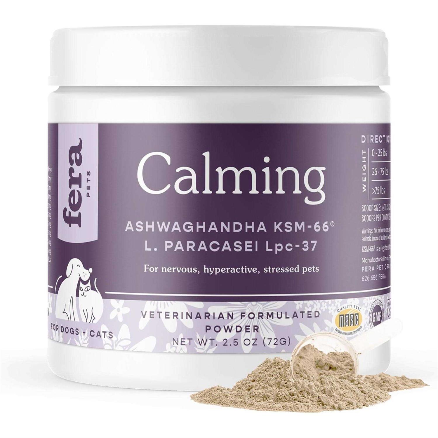 Fera Pet Organics Calming Support for Dogs and Cats - Healthber